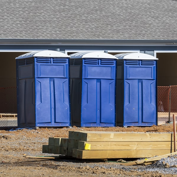 are there different sizes of portable toilets available for rent in Bloomington New York